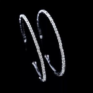 Clearance lightweight Hoop Earrings in silver